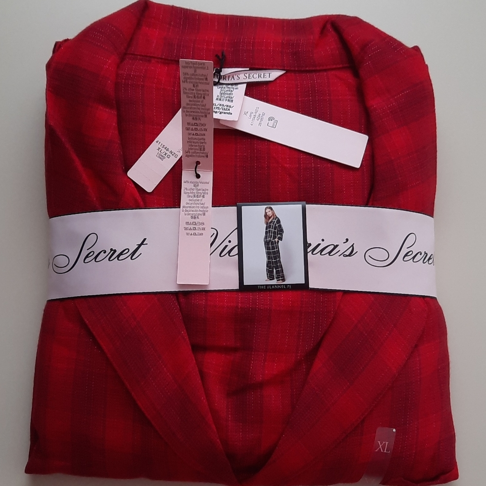 The flannel Pj set size Xl
